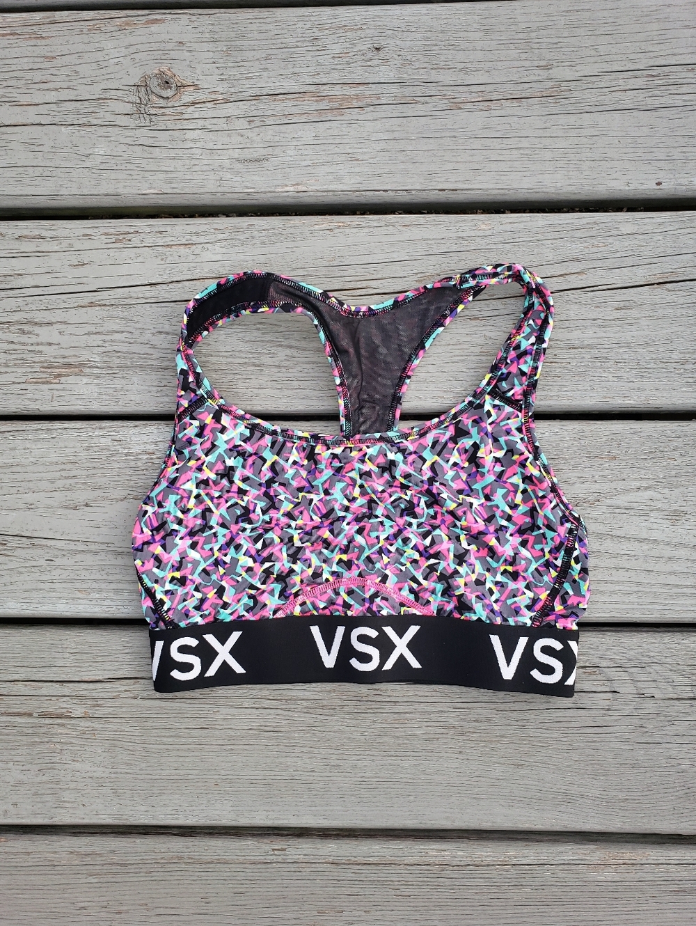 Victoria's Secret Multi color Racerback Sports Bra Size Small